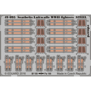 Seatbelts Luftwaffe WWII Fighters STEEL - 1/48