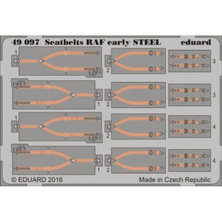 Seatbelts RAF early STEEL - 1/48