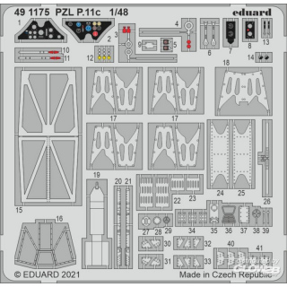 PZL P.11c 1/48 for ARMA HOBBY