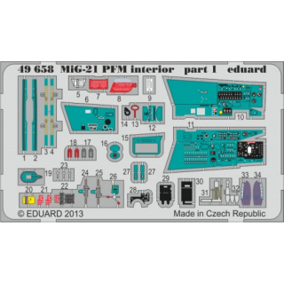 MiG-21 PFM - Interior 1/48
