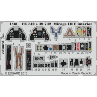 Mirage III E Interior - 1/48