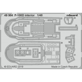 F-100D interior - 1/48