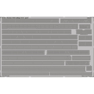 Fletcher-Class Destroyer 1942 - Railings 1/144