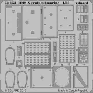 HMS X-Craft Submarine - 1/35