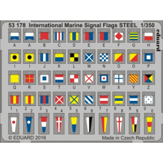 International Marine Signal Flags STEEL - 1/350