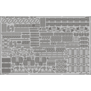 HMS Hood pt.1 AA Guns & Rocket Launchers - 1/200