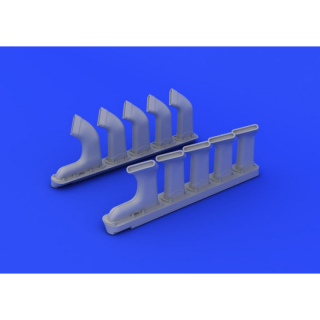 Mosquito Mk.VI exhaust stacks f.Tamiya