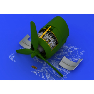 R-2800-10 Engine (for F6F Hellcat) - Eduard 1/48