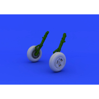 Spitfire Mk.XVI Wheels - 3 spoke - Eduard 1/48