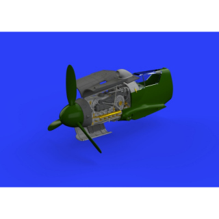 Bf 109G-10 engine - 1/48