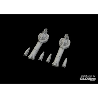 P-38F/G superchargers for Tamiya