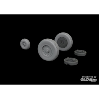 Mirage IIIC wheels for Eduard