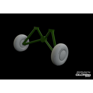 Tiger Moth wheels for Airfix