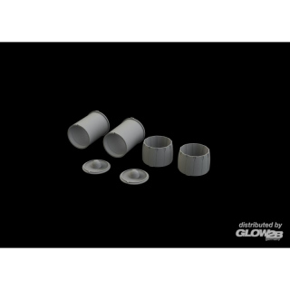 F-14D exhaust nozzles for Tamiya