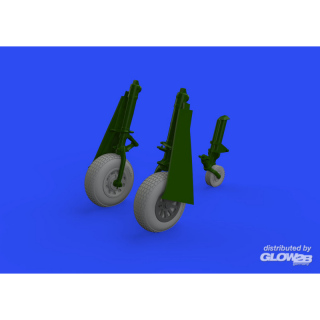 P-51D wheels block tread 2 1/48 for EDUARD