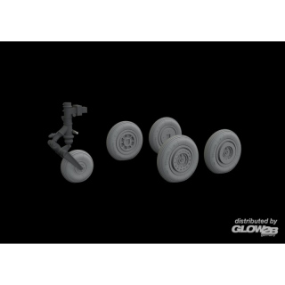 MiG-17 wheels for Airfix