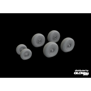 C-130 wheels 1/72 for ZVEZDA