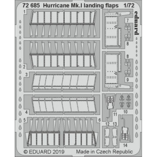Hurricane Mk.I landing flaps - 1/72