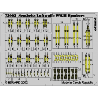 Seatbelts Luftwaffe WWII Bombers - 1/72
