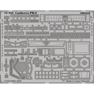 Canberra PR.9 - Detailset 1/72