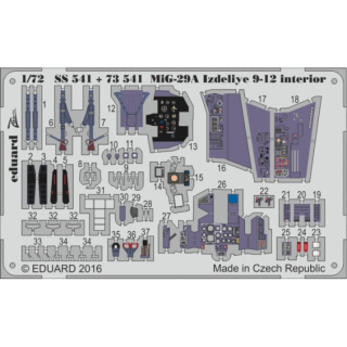 MiG-29A Izdeliye 9-12 Interior - 1/72