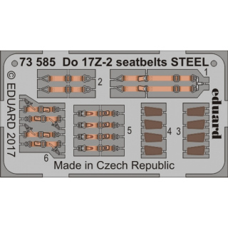 Do 17Z-2 Seatbelts STEEL - 1/72