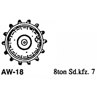 Antriebsrder fr 8t Sd.Kfz.7