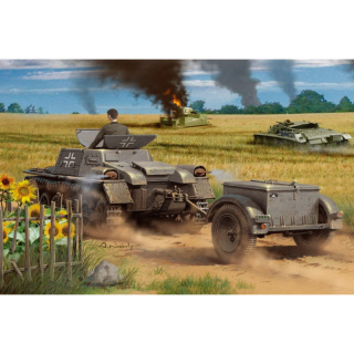 Munitionsschlepper auf Panzer I Ausf. A w. Ammo Trailer - Hobby Boss 1/35