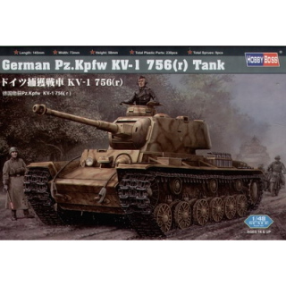 German Pz.Kpfw. 756(r) KV-1 - Hobby Boss 1/48