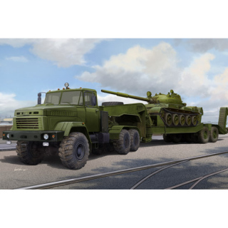 Ukraine KrAZ-6446 Tractor w. MAZ/ChMZAP-5247G Semitrailer - Hobby Boss 1/35