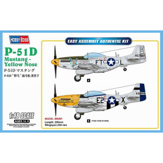 P-51D Mustang Yellow Nose - Hobby Boss 1/48