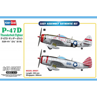 P-47D Thunderbolt Fighter - Hobby Boss 1/48