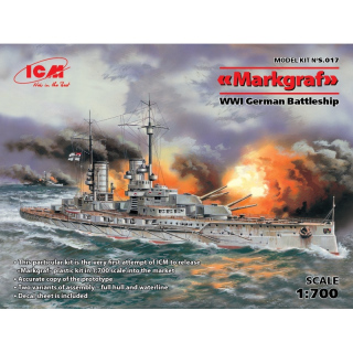 Markgraf - WWI German Battleship - ICM 1/700