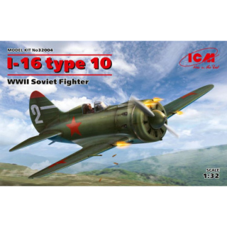 I-16 Type 10, WWII Soviet Fighter - ICM 1/32