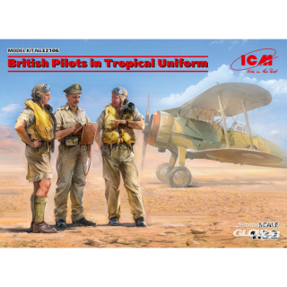 British Pilots in Tropical Uniform(1939-1943)(3 figures)