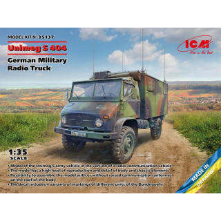 Unimog S 404, German Military Radio Truck - ICM 1/35