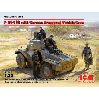 P 204(f) w. German Armoured Vehicle Crew - ICM 1/35