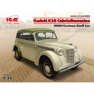 Kadett K38 Cabriolimousine, WWII German Staff Car - ICM 1/35