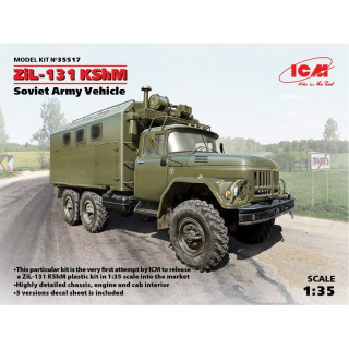 ZiL-131 KShM (Soviet Army Vehicle) - ICM 1/35