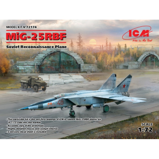 MiG-25 RBF, Soviet Recon. Plane - ICM 1/72