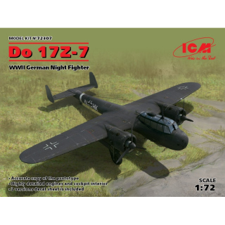 Dornier Do 17 Z-7, WWII German Night Fighter - ICM 1/72