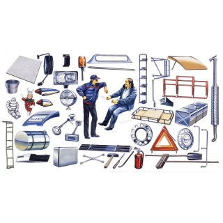 1:24 Truck Shop Accessories