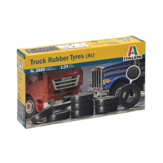 1:24 Truck Rubber Tyres (8x)