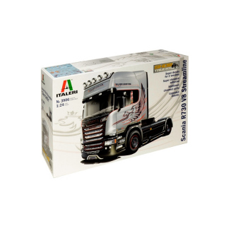 1:24 Scania R730 V8 Streamline Silver Griffin