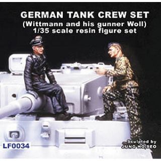 German Tank Crew Set (Wittmann & his Gunner Wolf) - Legend 1/35
