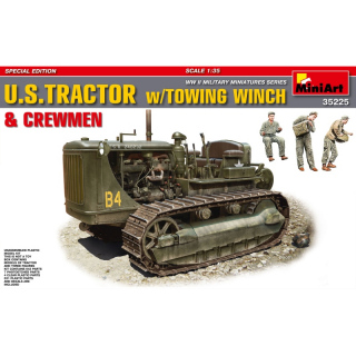 U.S. Tractor w. Towing Winch & Crewmen (Special Edition) - MiniArt 1/35