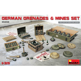 German Grenades & Mines Set - MiniArt 1/35