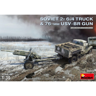 Soviet 2t 6x4 Truck w. 76mm USV-BR Gun - MiniArt 1/35