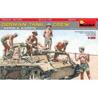 German Tank Crew Afrika Korps - MiniArt 1/35