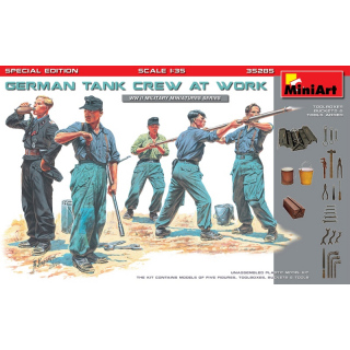 German Tank Crew at Work - MiniArt 1/35